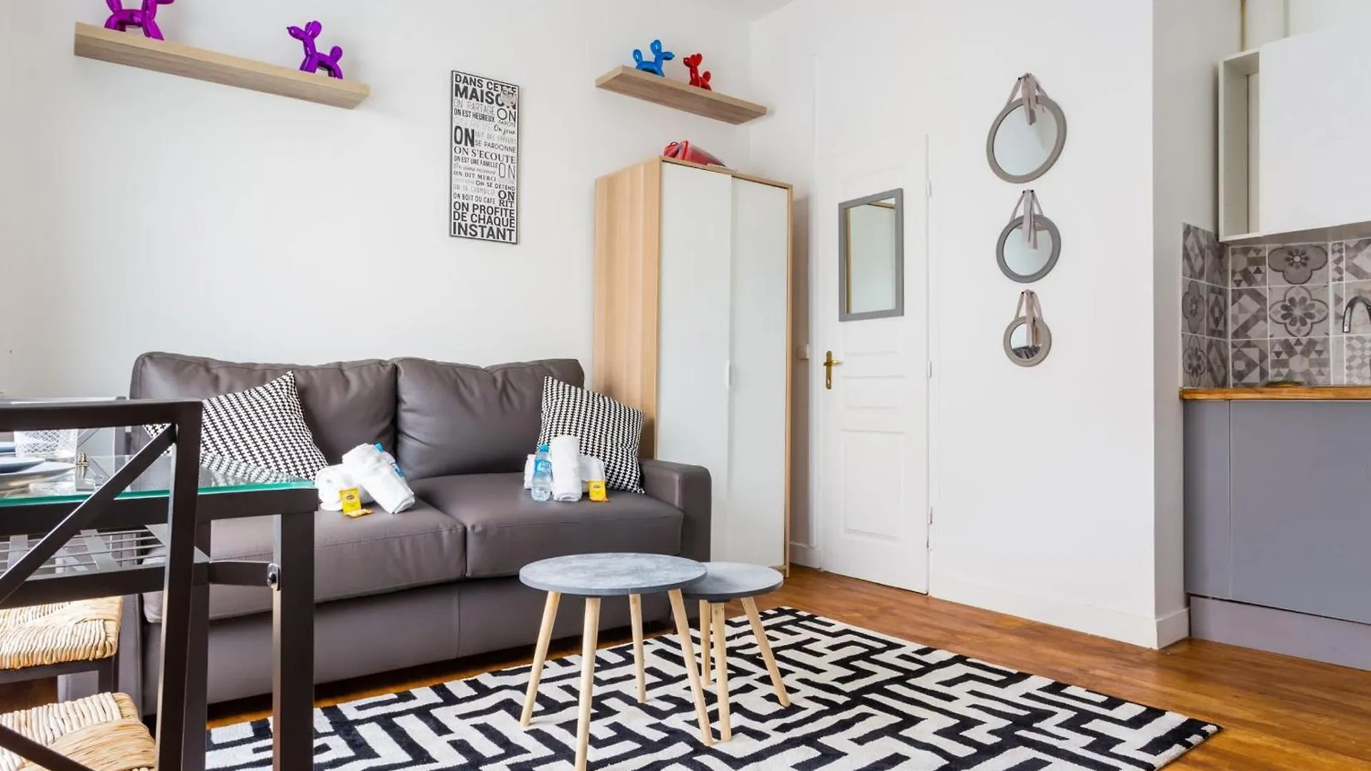 Apartment Ferienwohnung Cosy Studio Nation - Charonne Paris